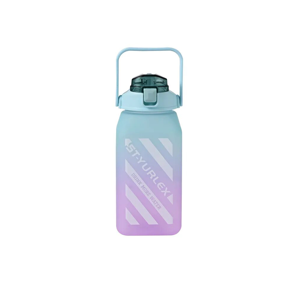 Square Drinking Bottle Blue 