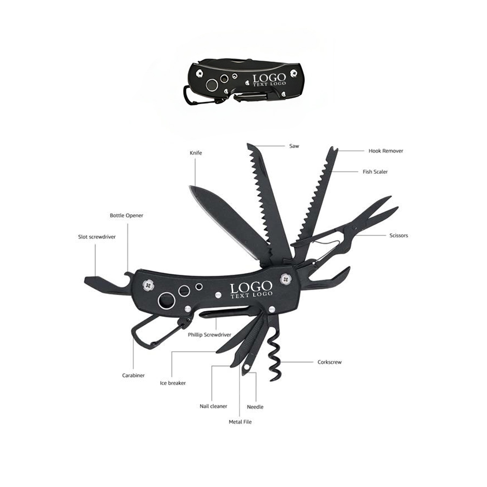 Stainless Steel Multitool Pocket Knife Detail