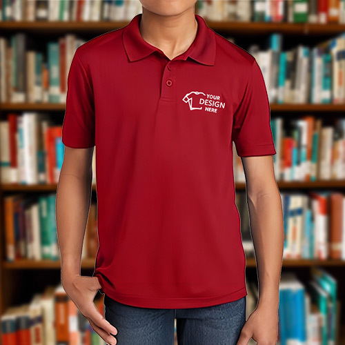 Promo Sport-Tek PosiCharge RacerMesh Polo Shirt For Youth