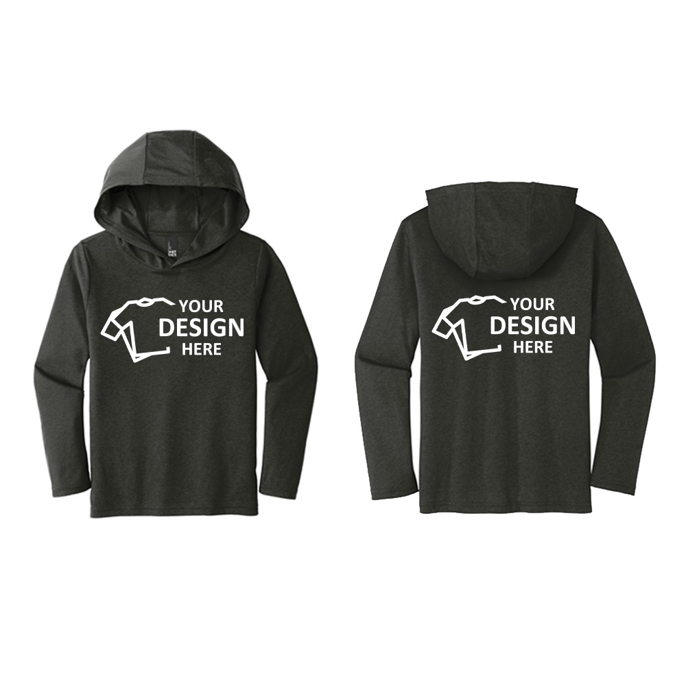 District Youth Perfect Tri Long Sleeve Hoodie Black Group District Youth Perfect Tri Long Sleeve Hoodie Black Group