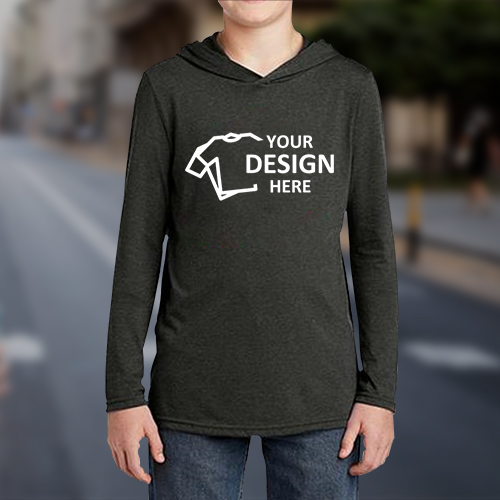 Custom District Perfect Tri Long Sleeve Hoodie For Youth