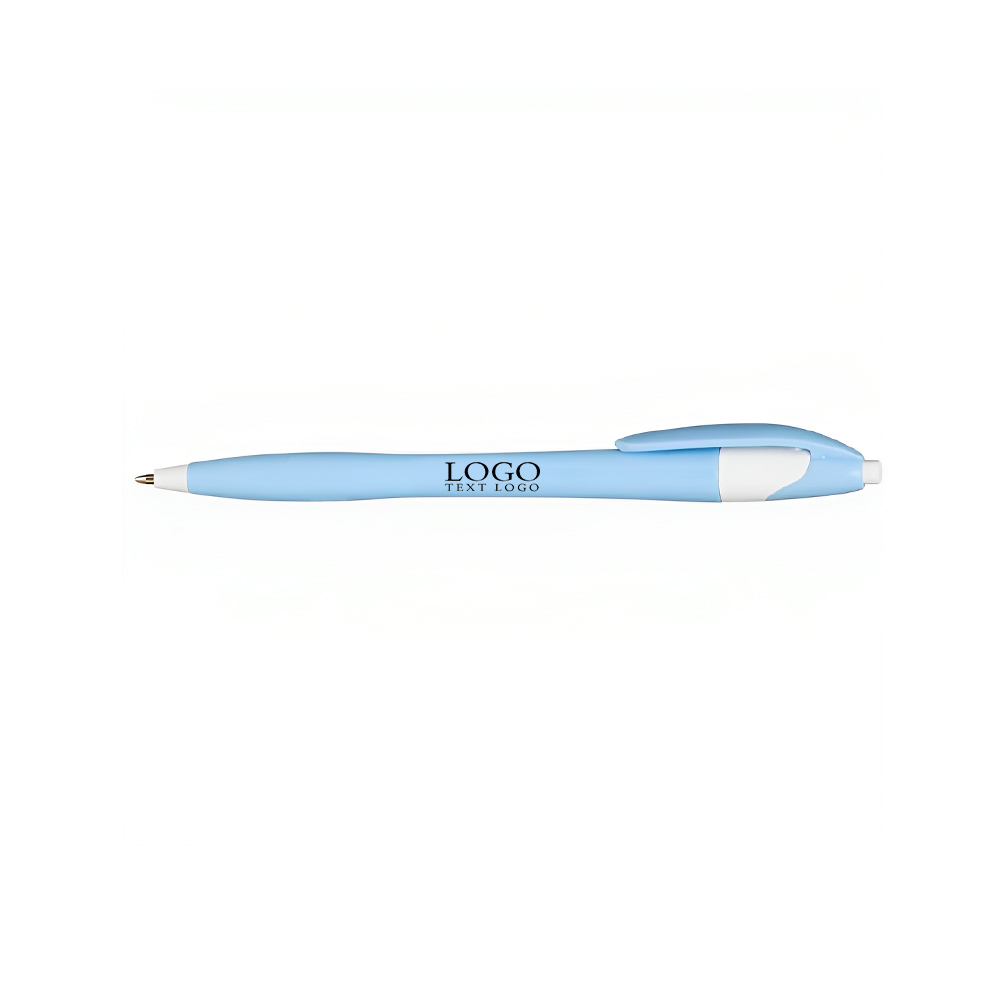 Derby Tropical Ballpoint Pen Ice Blue With Logo