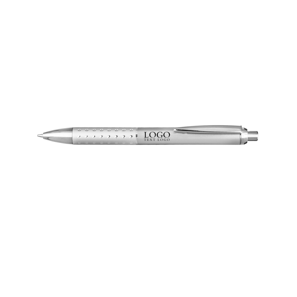 Rhinestone Pen Silver With Logo