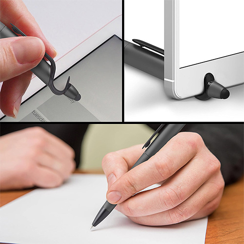 Marketing 3-in-1 Plastic Pens with Stylus and Cell Stand