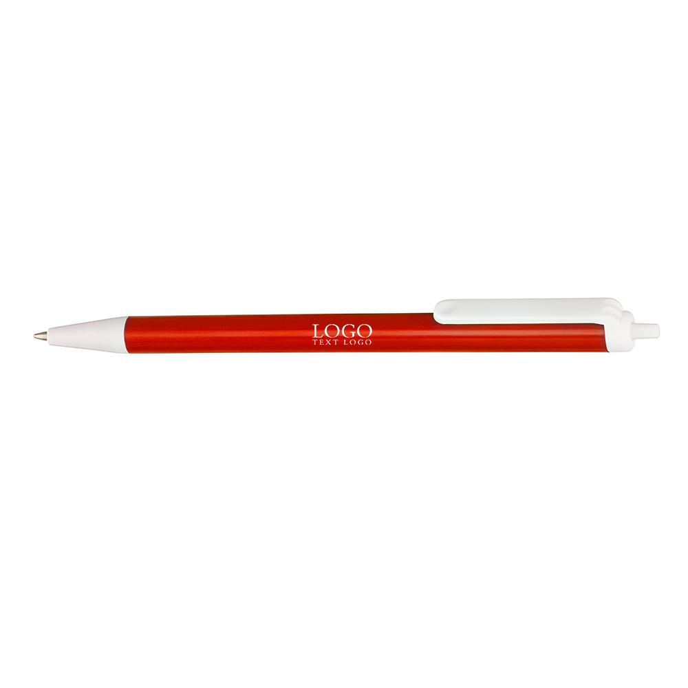 Advantage Retractable Pen Red With Logo