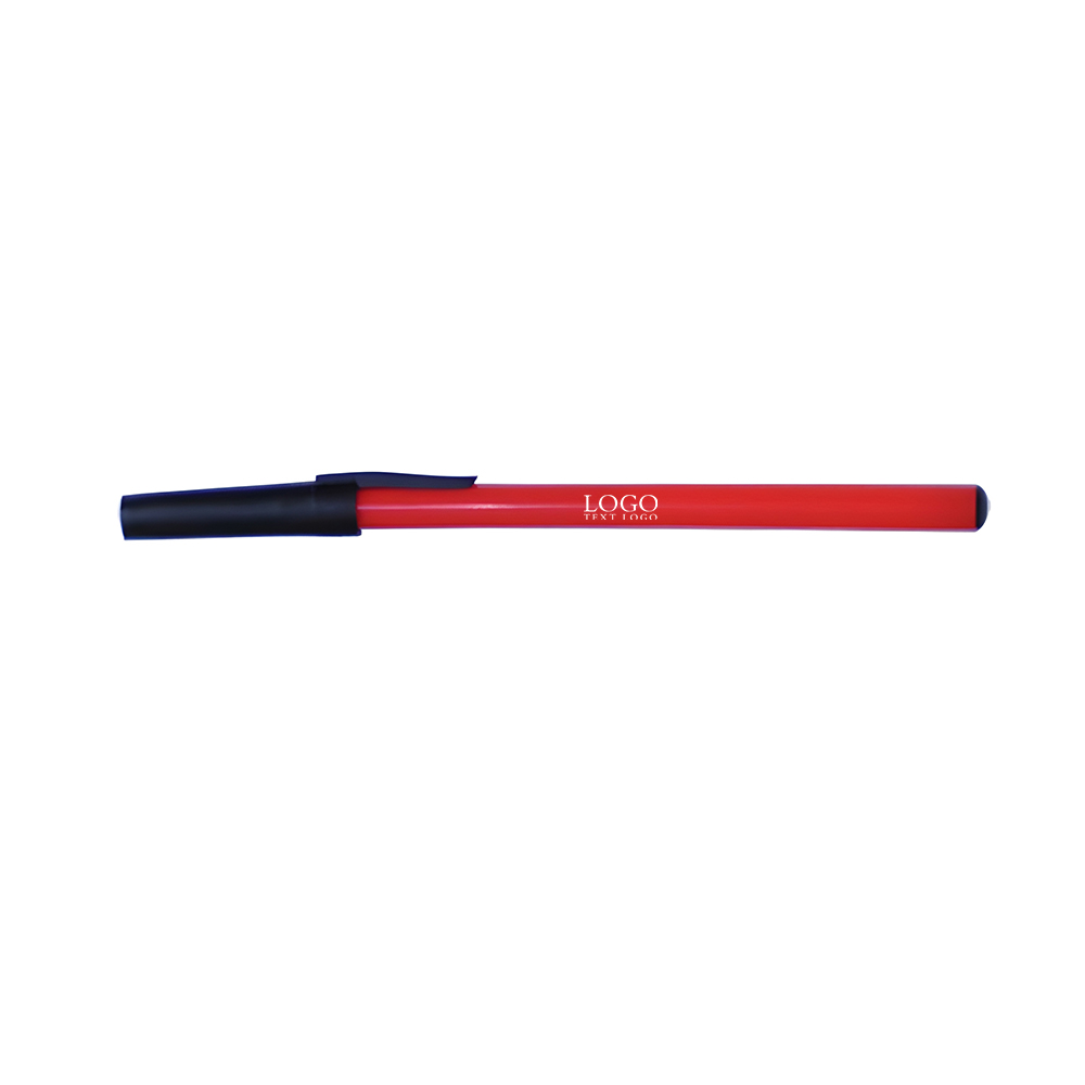 Black Ink Stick Pen Red With Logo
