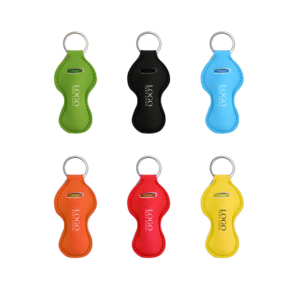 Chapstick Holder Keychain Multi Color
