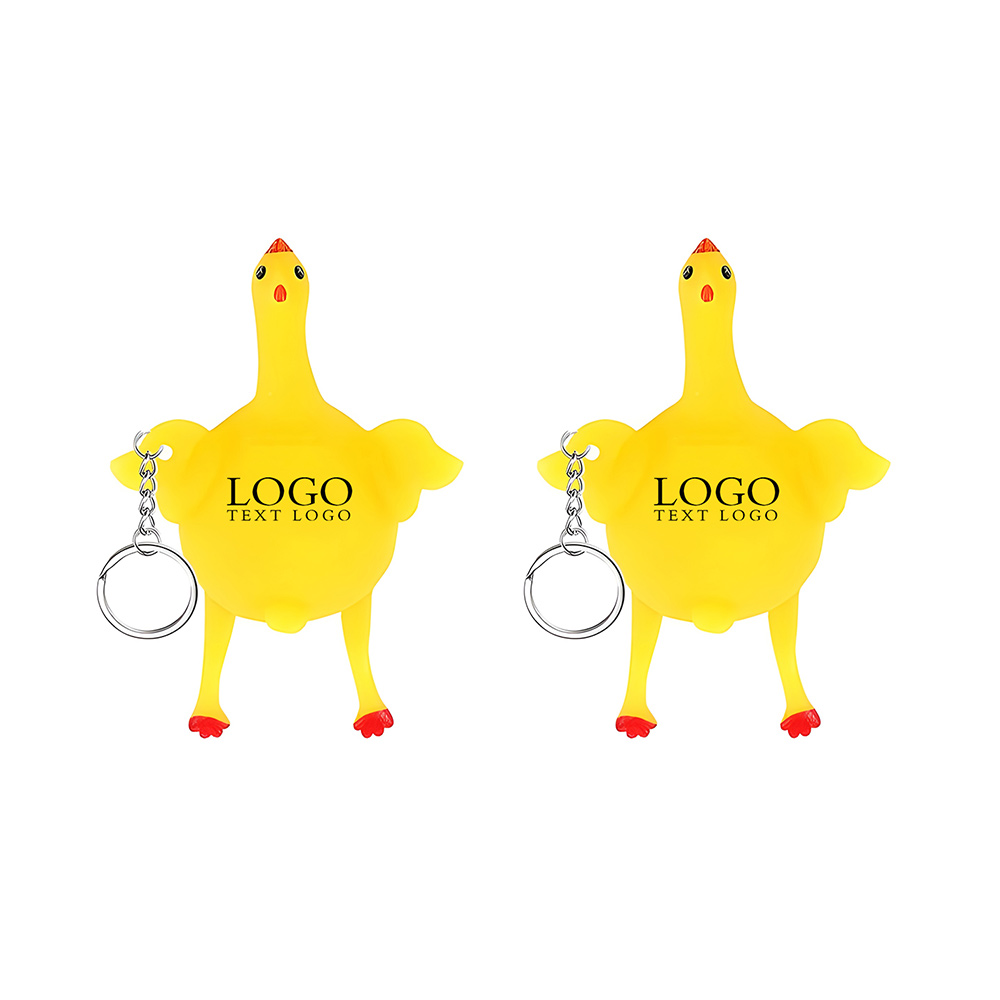 Laying Egg Hens Stress Relieve Keychain Free Shipping