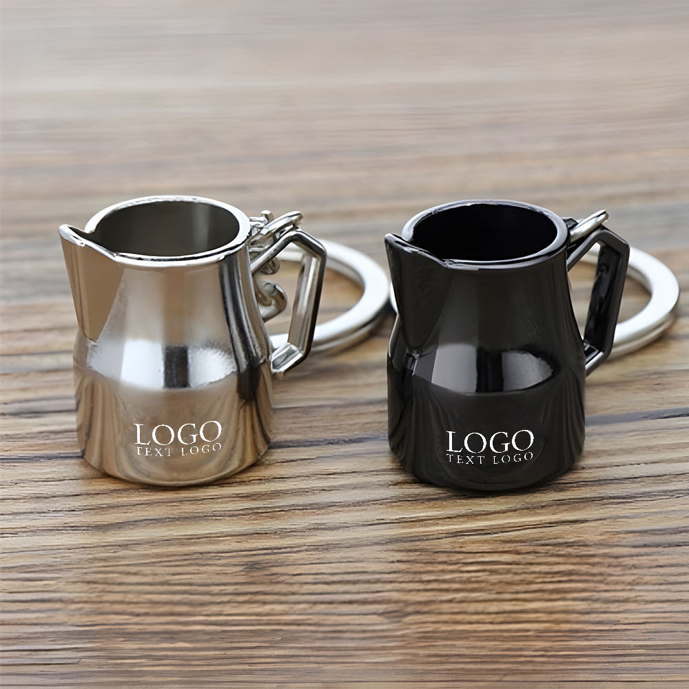 Promo Alloy Coffee Cup Shape Key Chain
