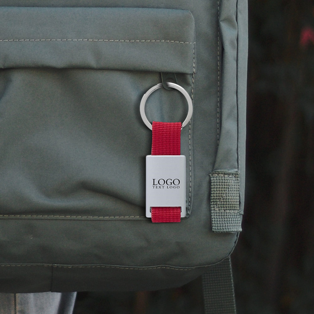 Promo Metal Keychain With Strap