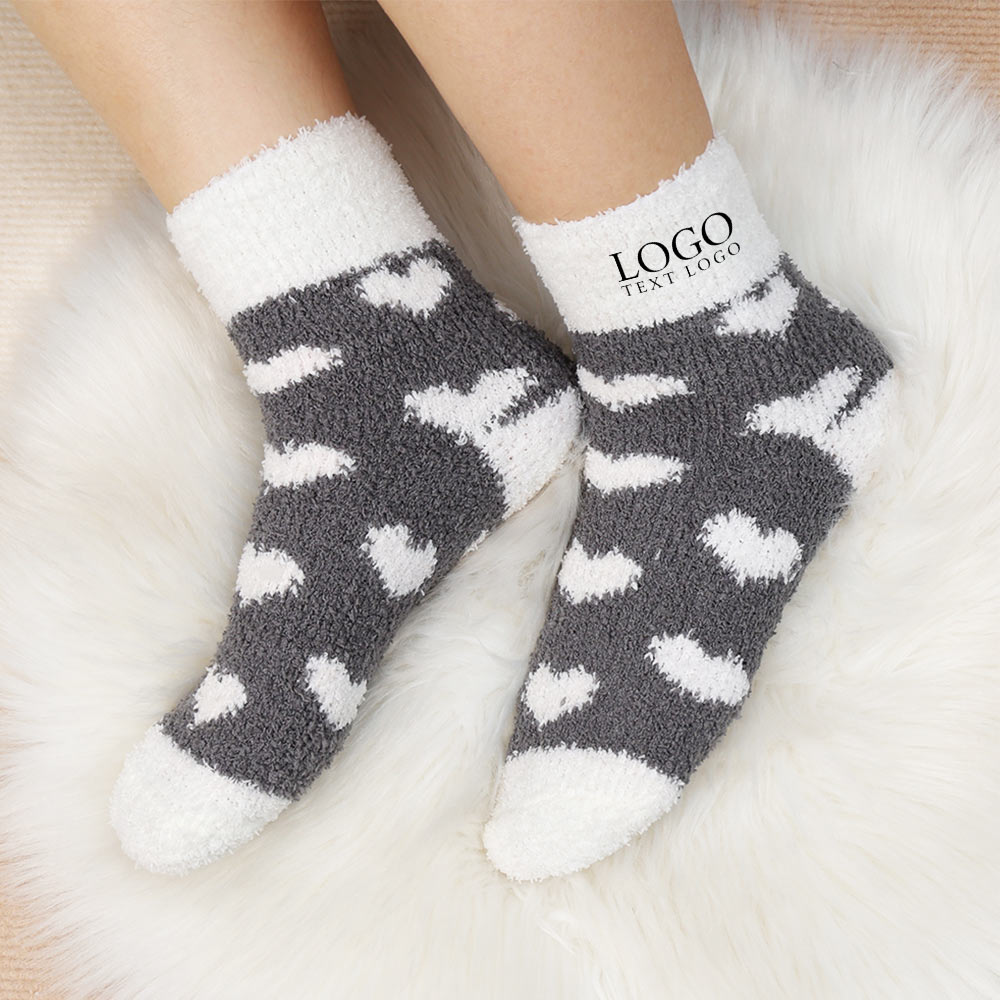 Custom Warm Fuzzy Crew Socks