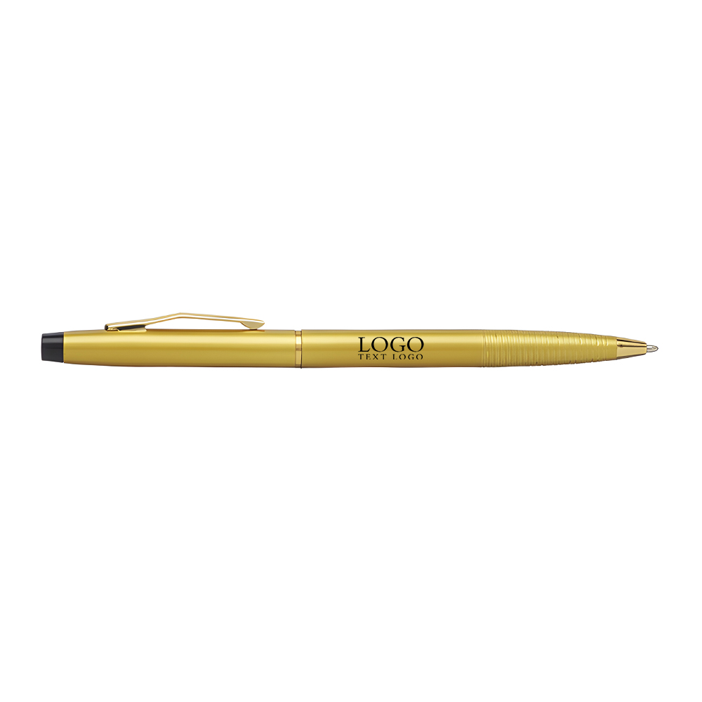 Slim Metal Executive Pen Gold With Logo