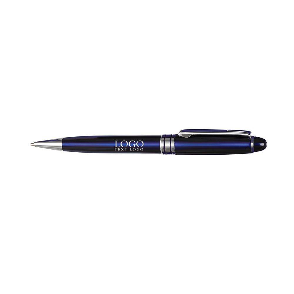 Ultra Executive Promotional Pen Gift Set Blue With Logo