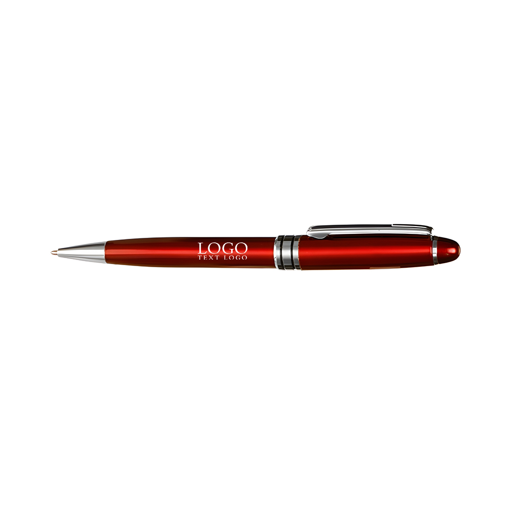 Ultra Executive Promotional Pen Gift Set Burgundy With Logo