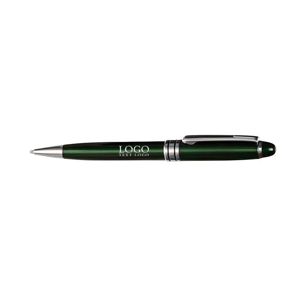 Ultra Executive Promotional Pen Gift Set Green With Logo