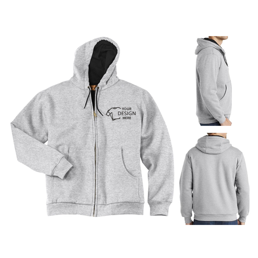 CornerStone Heavyweight Zip -Up Sweatshirt With Thermal Lining Details CornerStone Heavyweight Zip -Up Sweatshirt With Thermal Lining Details