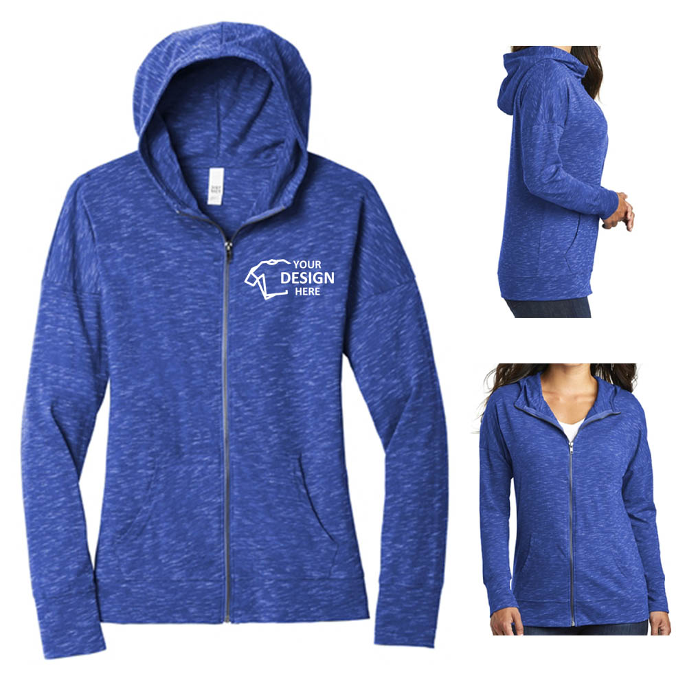 District Women's Medal Full-Zip Hoodie Details District Women's Medal Full-Zip Hoodie Details