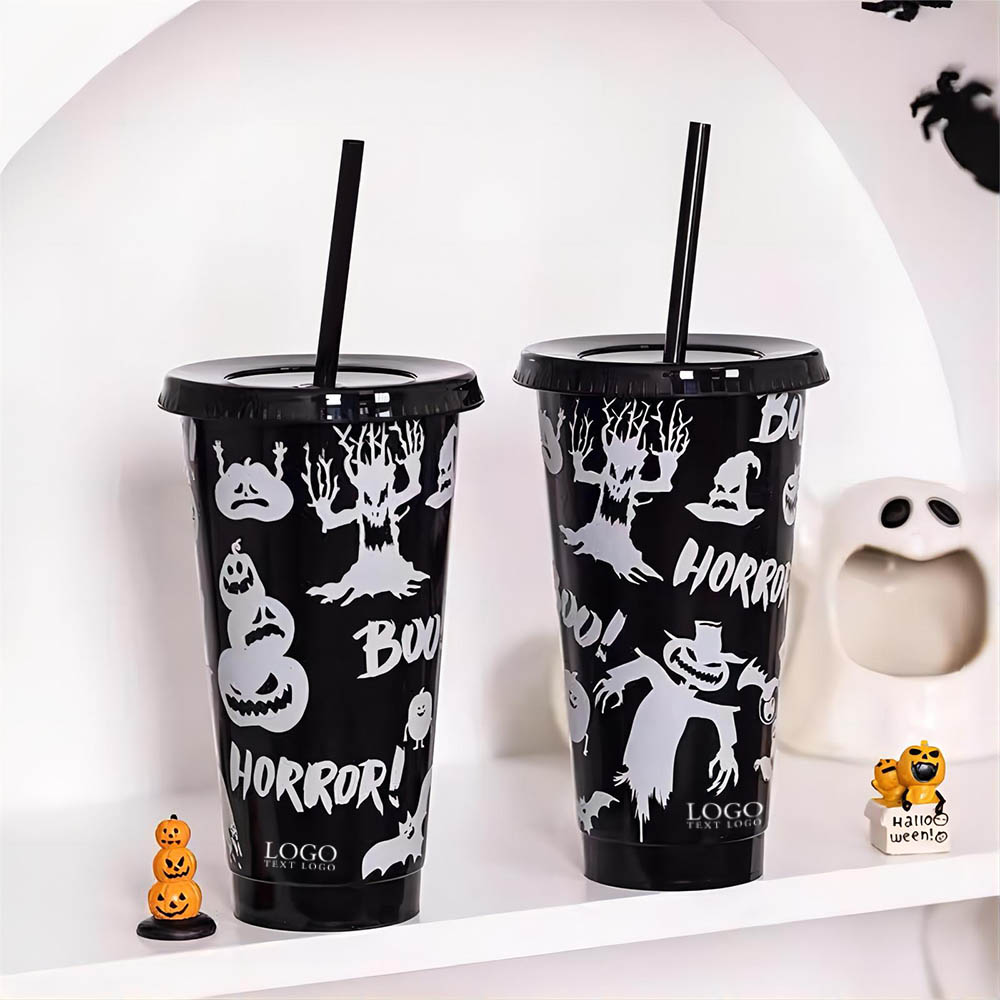 Marketing 24Oz Halloween Luminous Cup With Straw And Lid Near Me