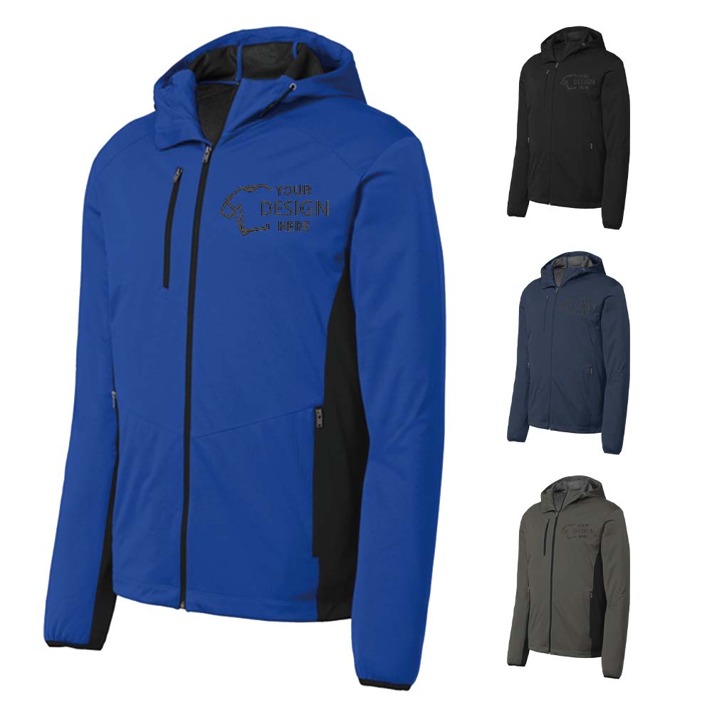 Port Authority Men's Active Hooded Soft Shell Jacket (7)