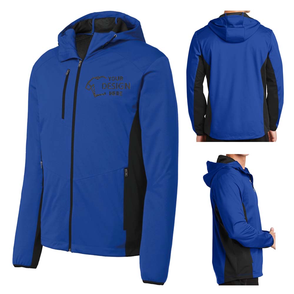 Port Authority Men's Active Hooded Soft Shell Jacket (8)