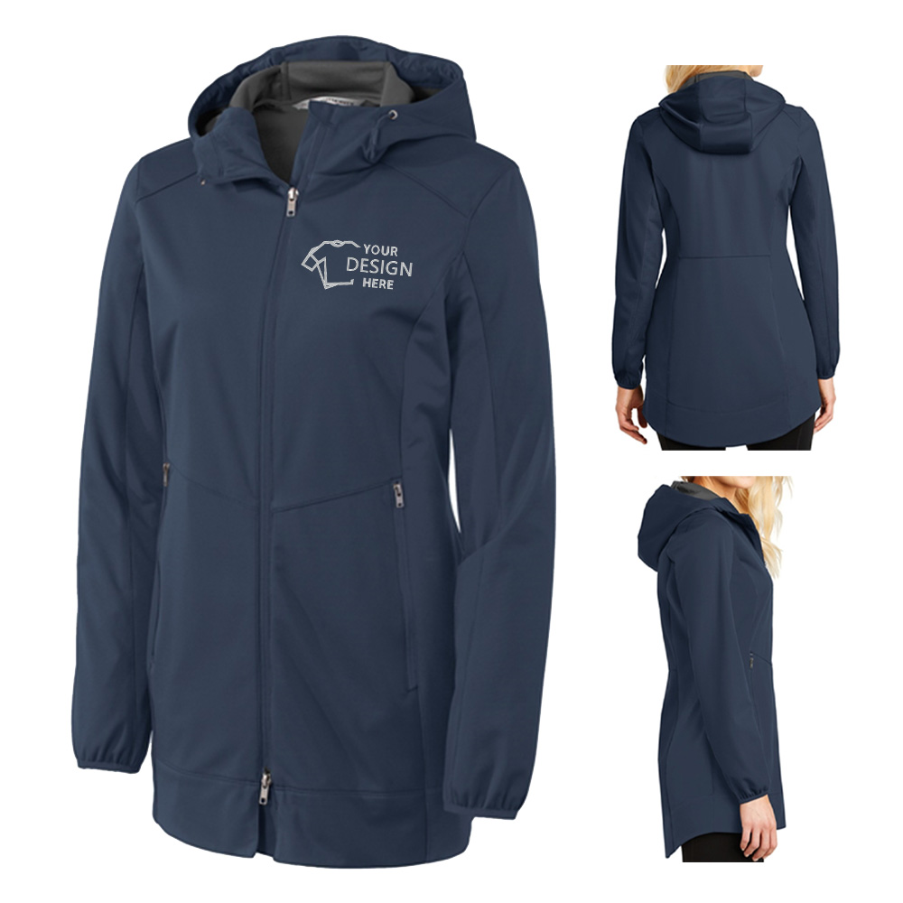 Port Authority Women's Active Hooded Soft Shell Jacket (7) Port Authority Women's Active Hooded Soft Shell Jacket (7)