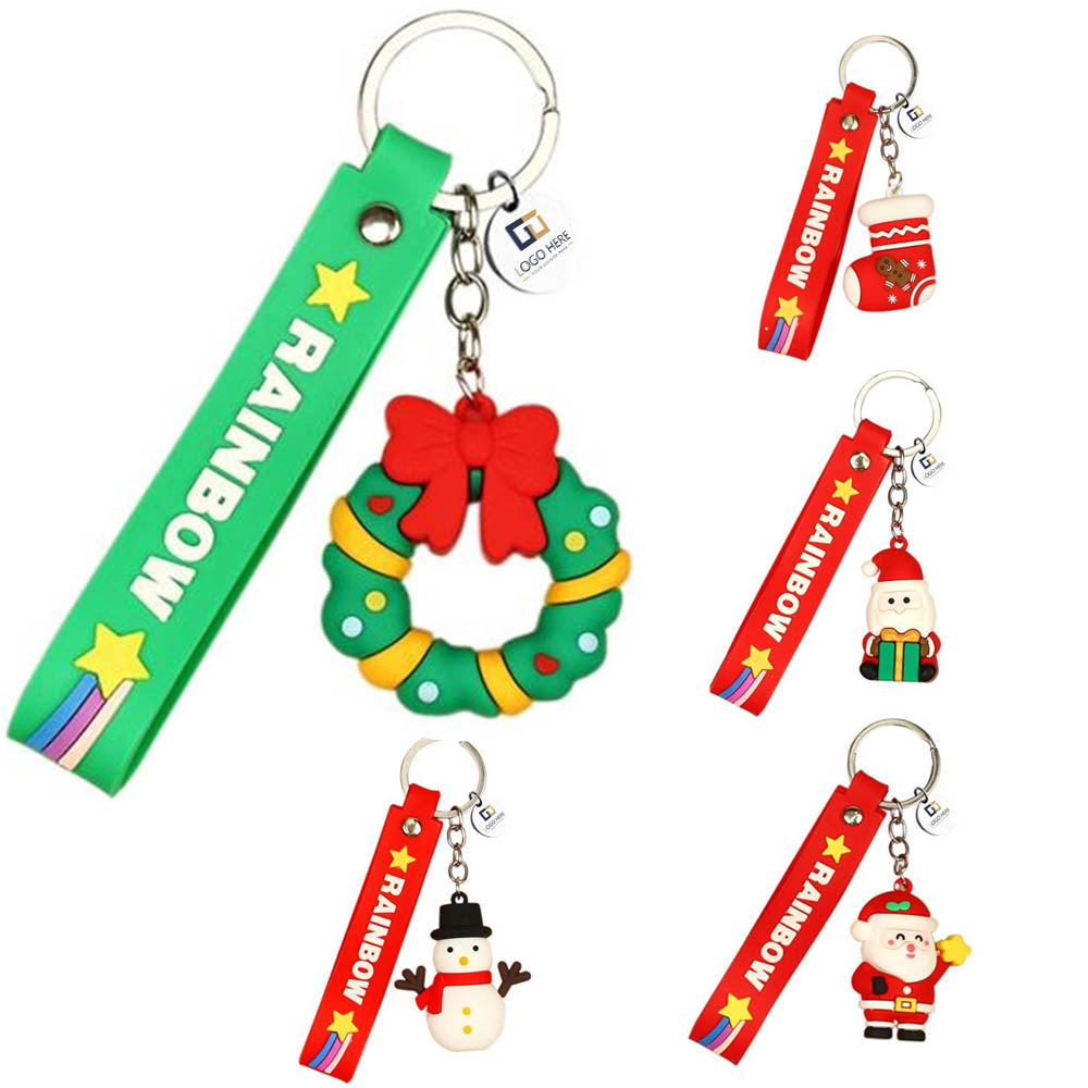 Ornamental Holiday Keyring Wristlet Lanyard Keychain Group