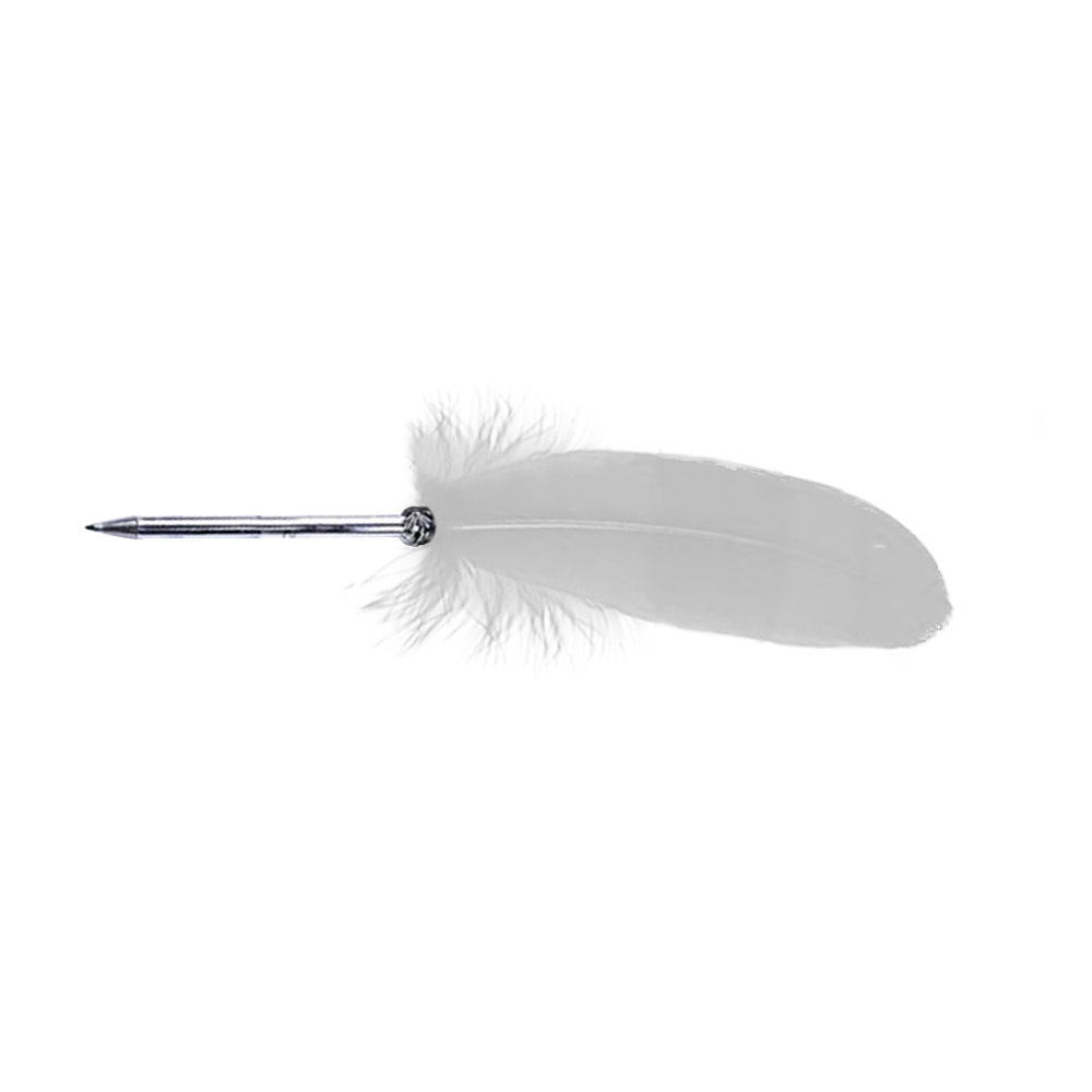 Feather Goose Stationery Pen White