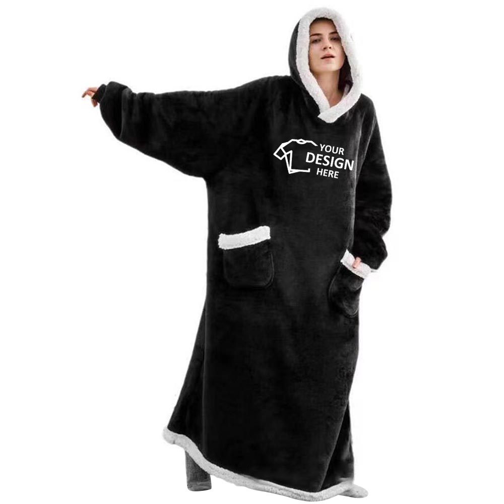 Huggle Hoodie Black Logo