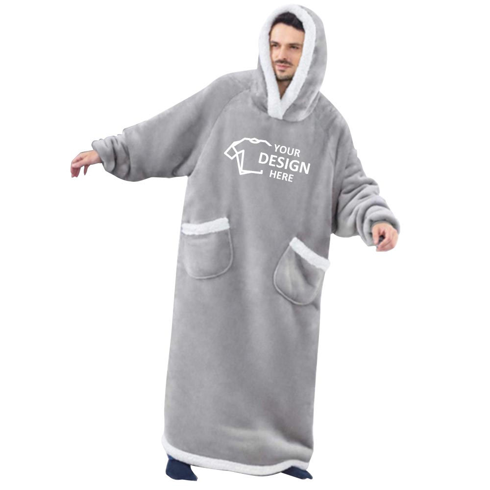 Huggle Hoodie Gray Logo