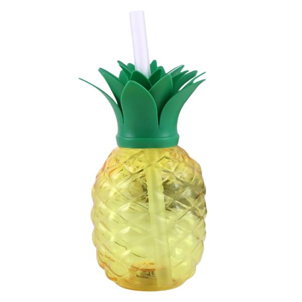 Pineapple Cup With Lid And Straw