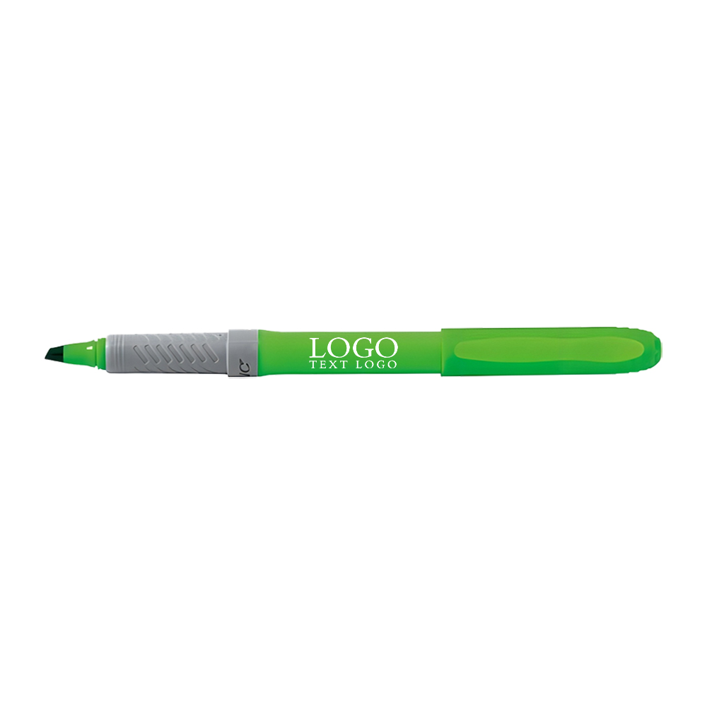 BIC Brite Liner Grip Highlighters Green with Logo