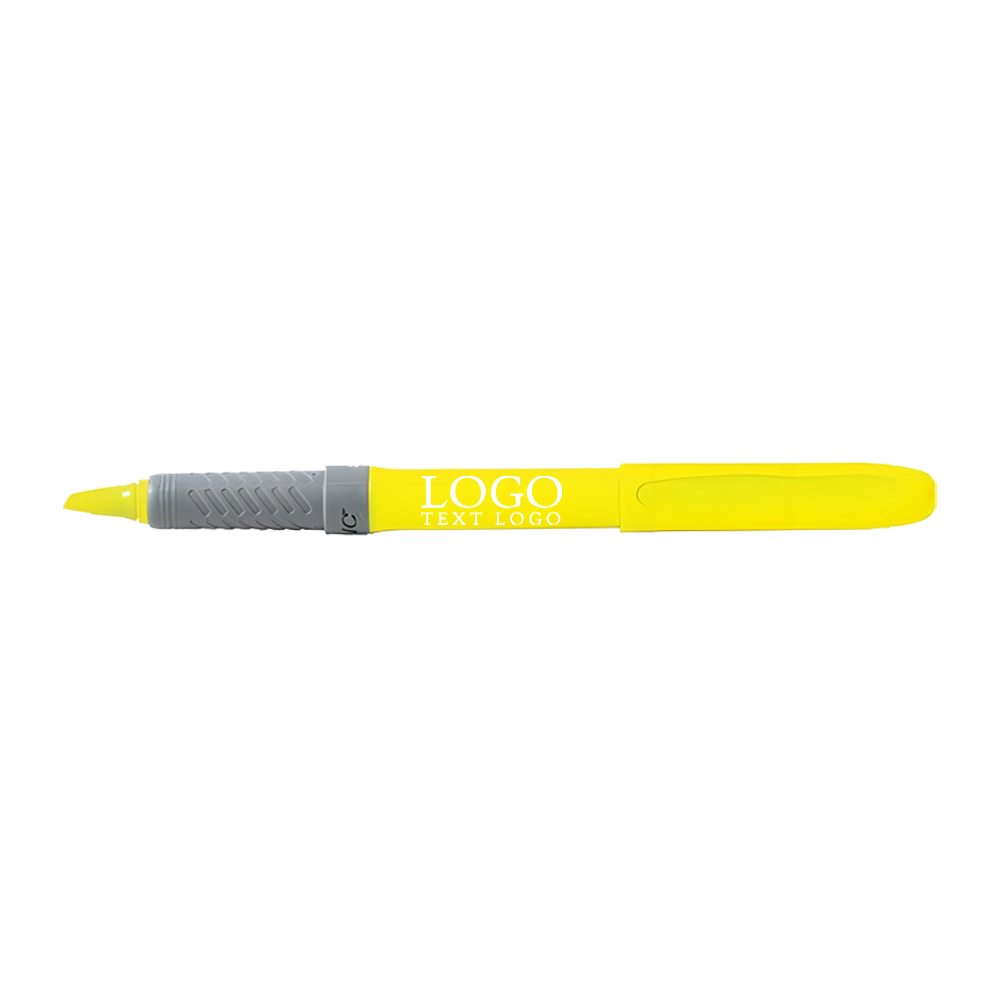 BIC Brite Liner Grip Highlighters Yellow with Logo