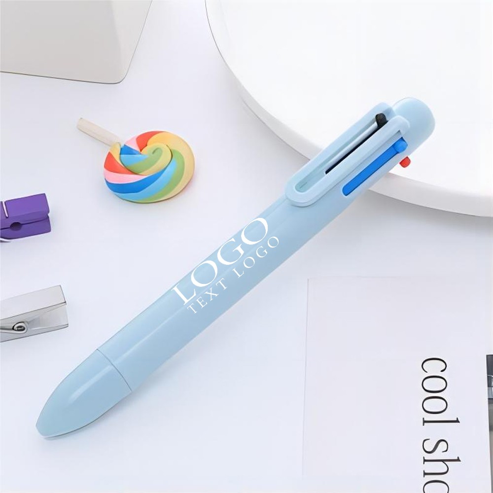 Best 6 In 1 Multi-Color Retractable Macaron Ballpoint Pen