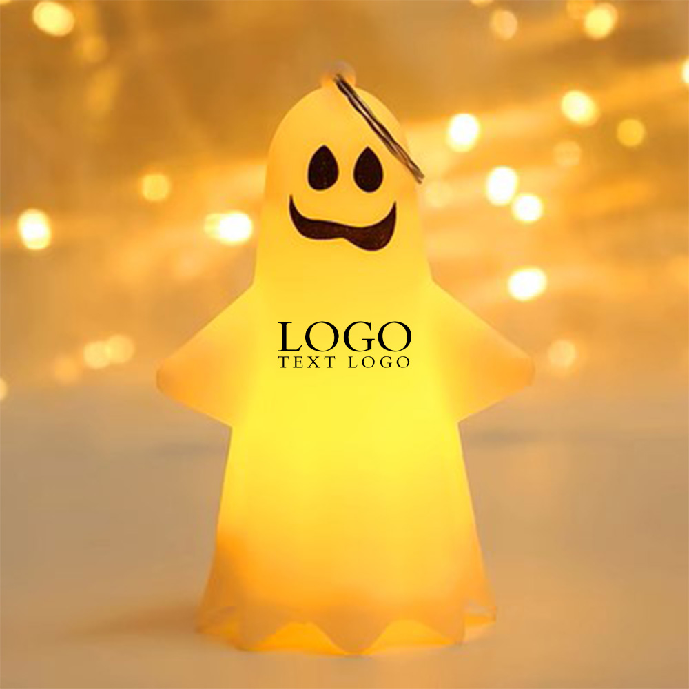 Advertising Halloween Ghost LED Light With Keyring