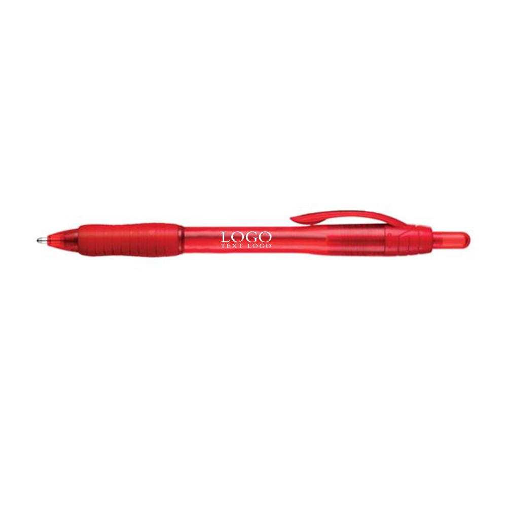 Custom Paper Mate Retractable Gel Pen Red with Logo
