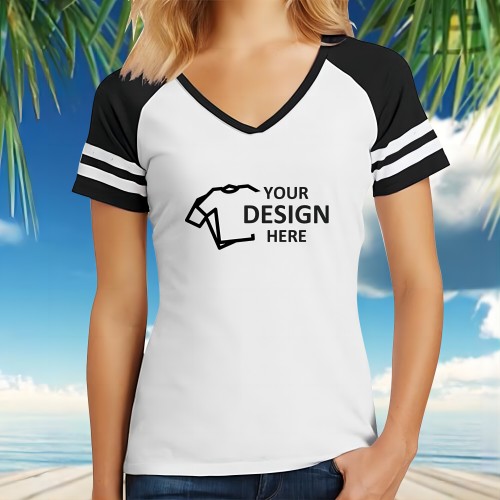 District Made Ladies' V-Neck T-shirt