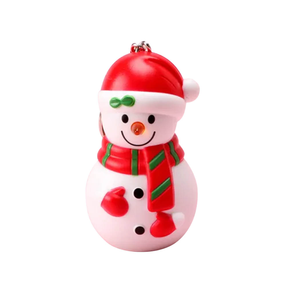 LED Light Up Christmas Keychains Snowman