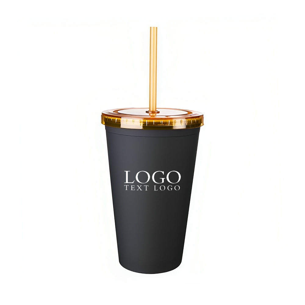 Logo 15 Oz Shimmer  Glitter Tumbler with Orange Lid