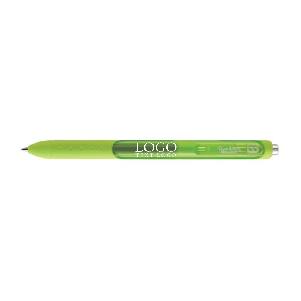 Paper Mate Inkjoy Gel Pen Lime with Logo