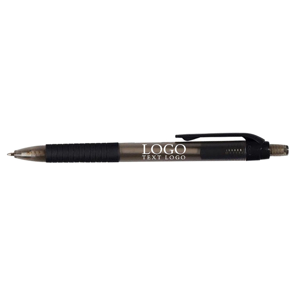 Plunger Echo Pen Translucent Charcoal with Logo
