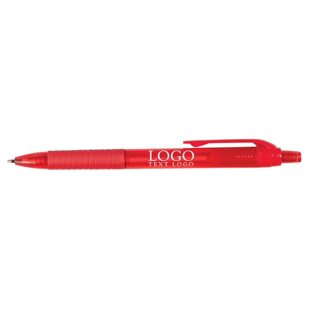 Plunger Echo Pen Translucent Red with Logo