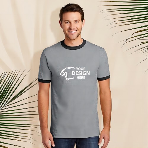 Port & Company Core 100% Cotton Ringer Tee
