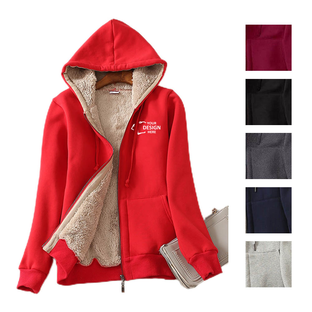 Promo Ladies' Heavyweight Sherpa-Lined Hooded Group Promo Ladies' Heavyweight Sherpa-Lined Hooded Group