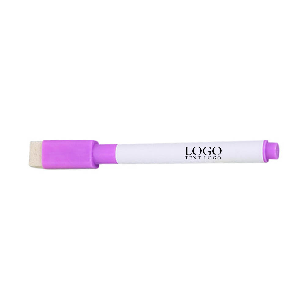 Purple Promo Magnetic Colorful White Board Markers With Logo