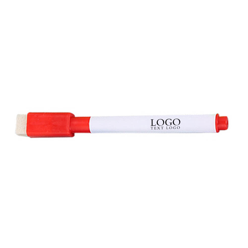 Red Promo Magnetic Colorful White Board Markers With Logo
