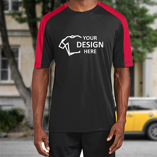 Promo Sport-Tek PosiCharge Competitor Sleeve-Blocked Tee