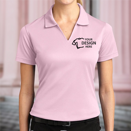 Markeing Sport-Tek Dri-Mesh V-Neck Polo For Ladies