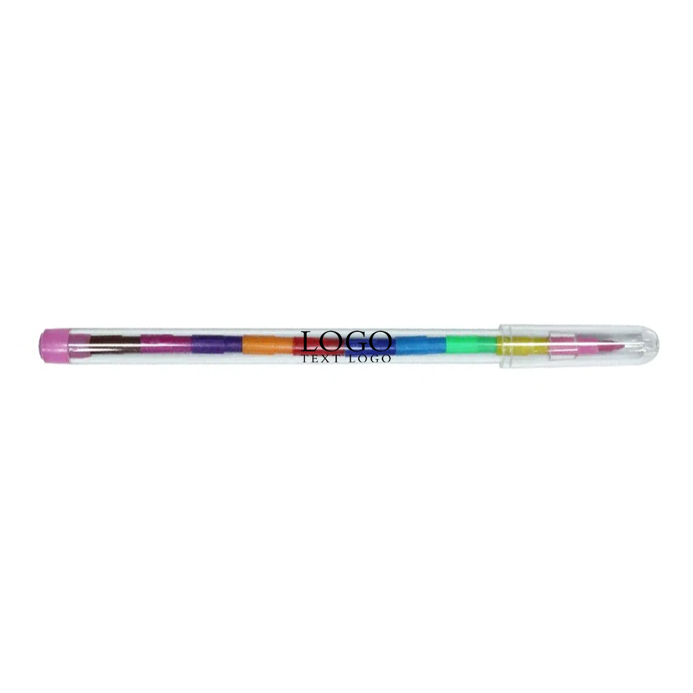 Stackable Colored Pencil with Logo