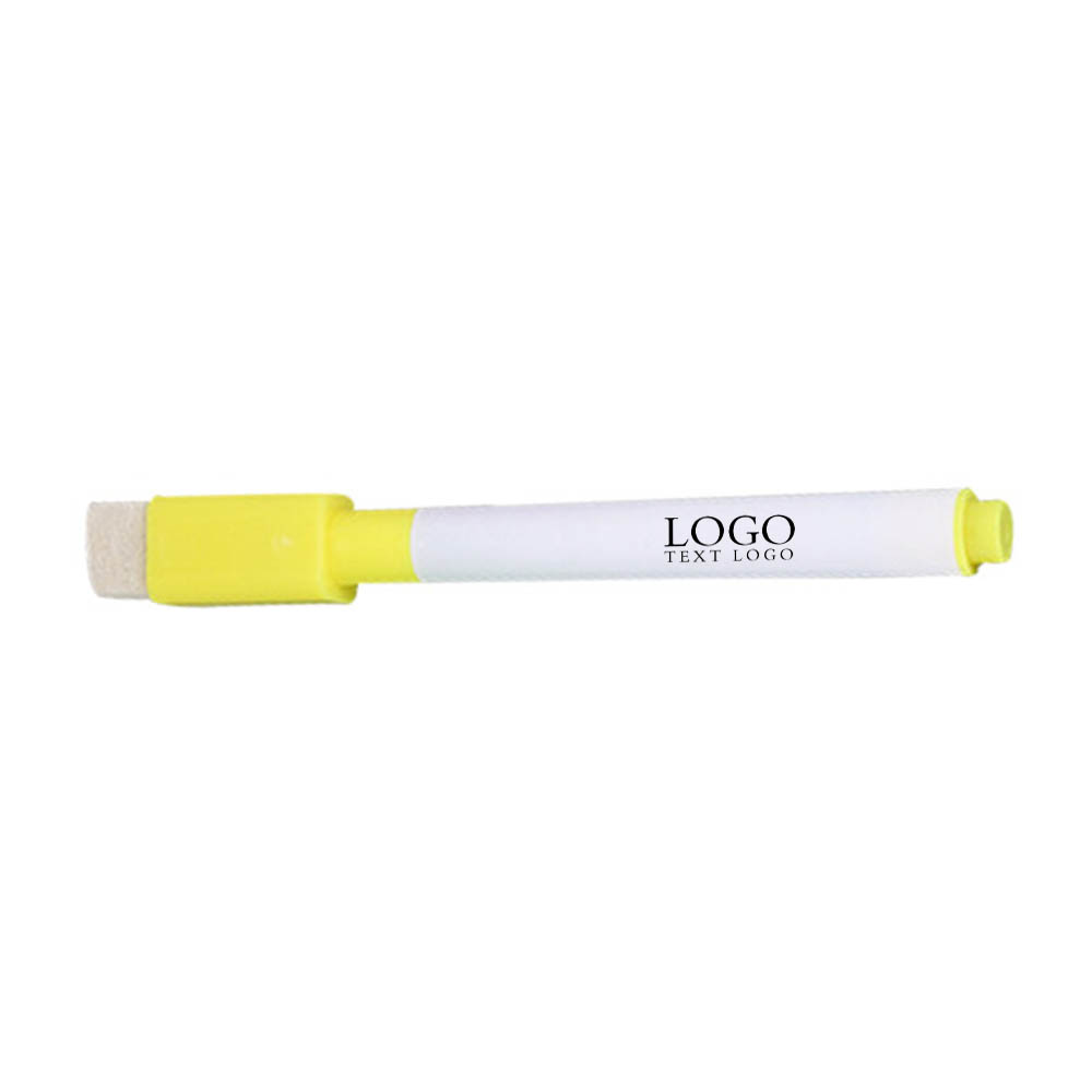 Yellow Promo Magnetic Colorful White Board Markers With Logo