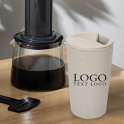 Advertising 18 OZ Wheat Straw Coffee Cup With Lid